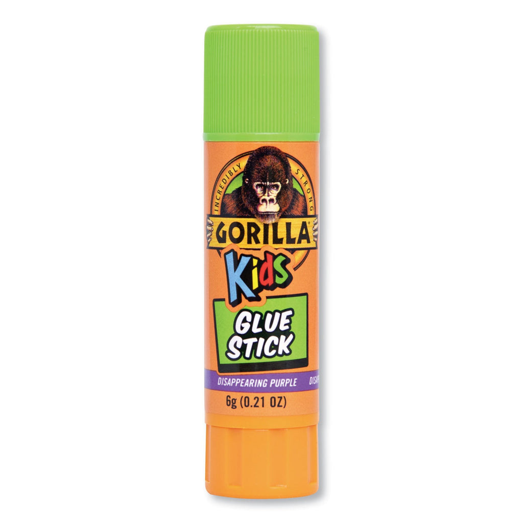 Gorilla School Glue Sticks, 0.21 oz/Stick, Dries Clear, 12 Sticks/Box