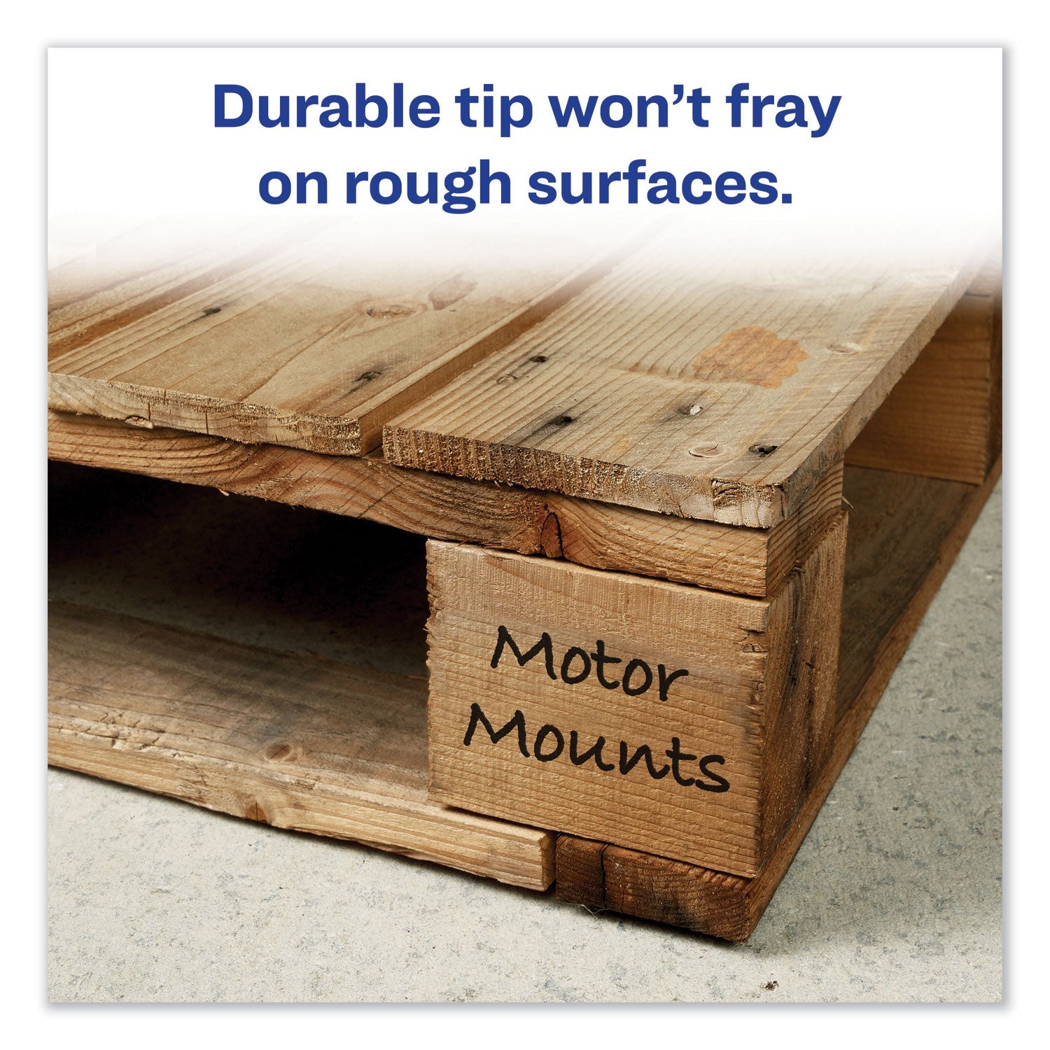 Avery MARKS A LOT Large Desk-Style Permanent Marker, Broad Chisel Tip, Green, Dozen (8885)