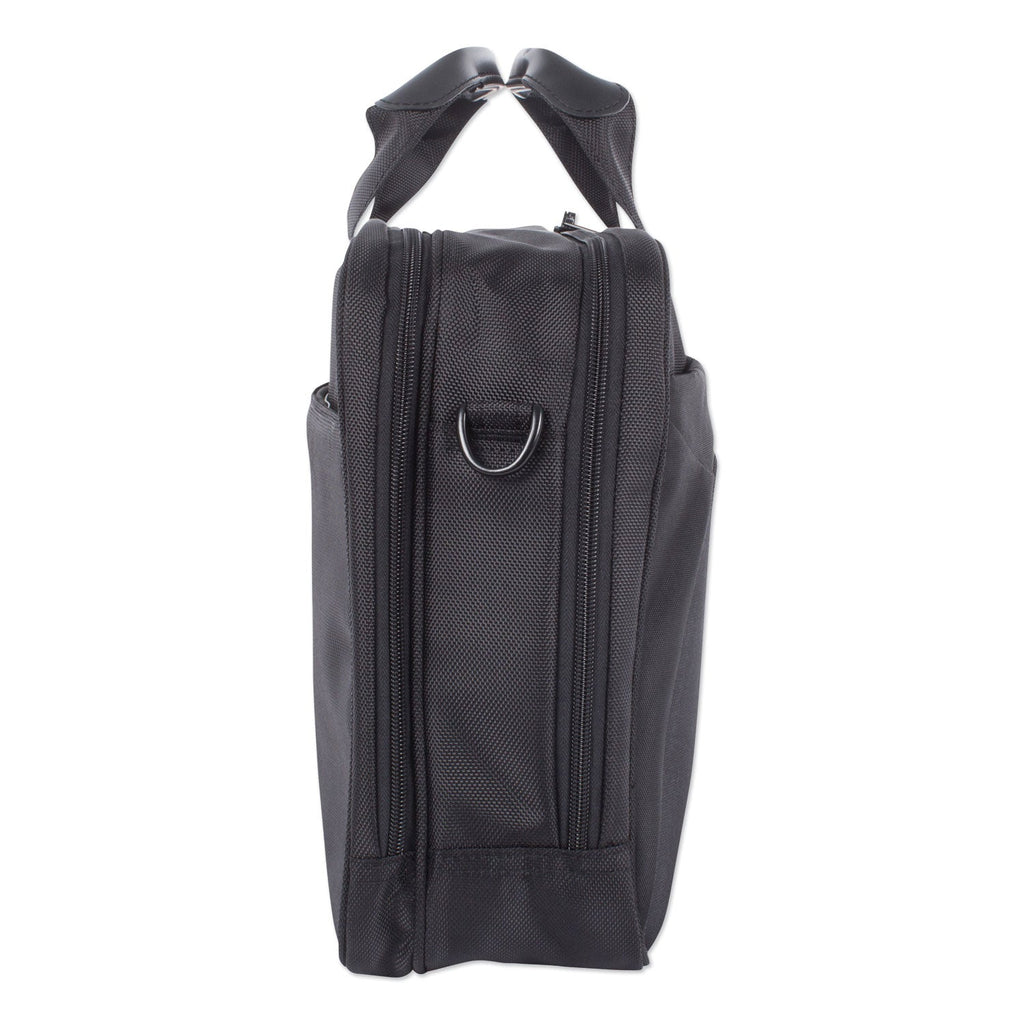 Swiss Mobility Purpose Executive Briefcase, Fits Devices Up to 15.6", Nylon, 3.5 x 3.5 x 12, Black
