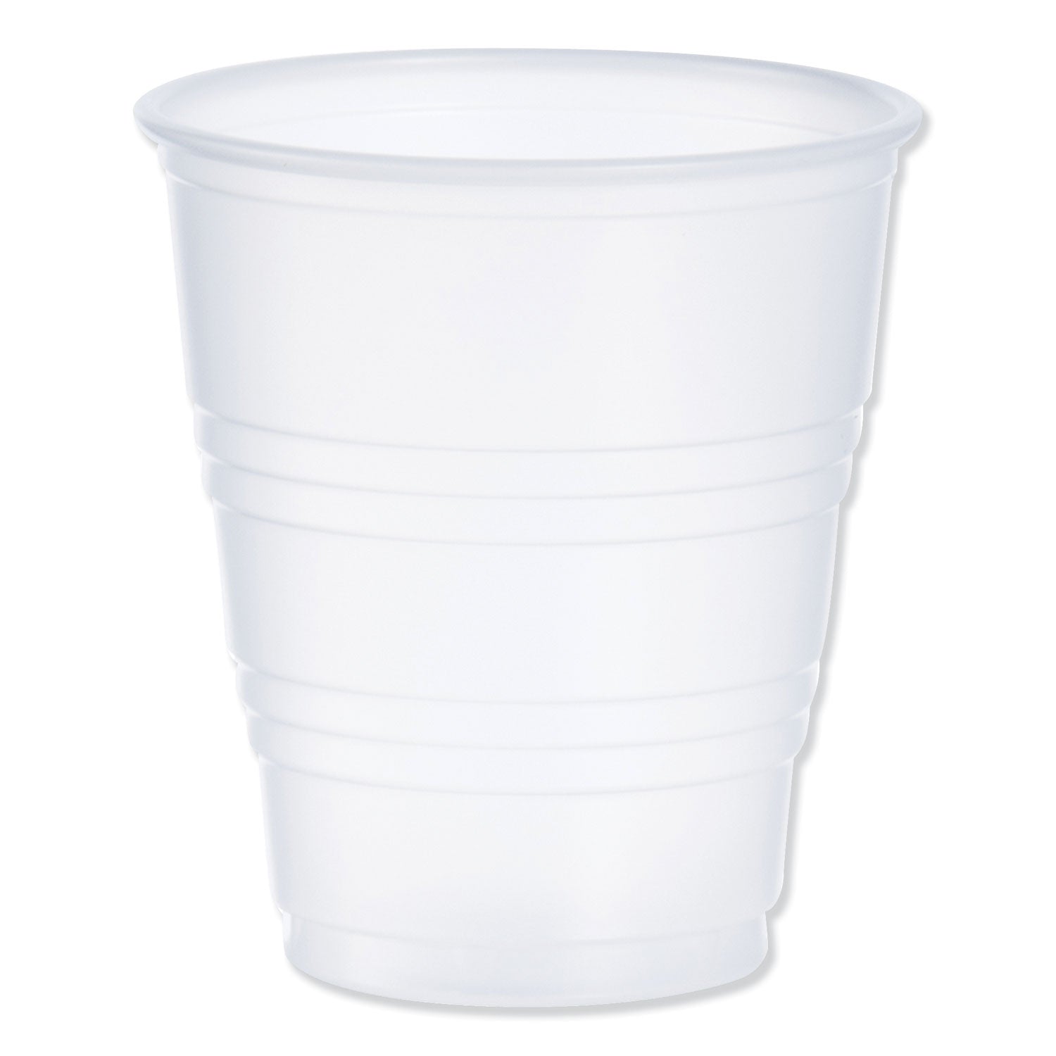 Dart High-Impact Polystyrene Cold Cups, 5 oz, Translucent, 100/Pack