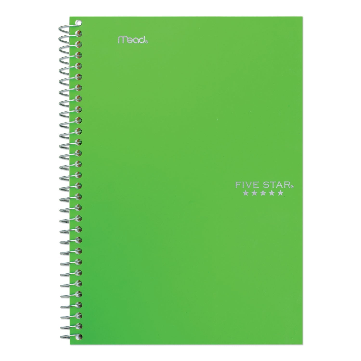 Five Star Wirebound Notebook, 2 Subject, Medium/College Rule, Randomly Assorted Covers, 9.5 x 6, 100 Sheets