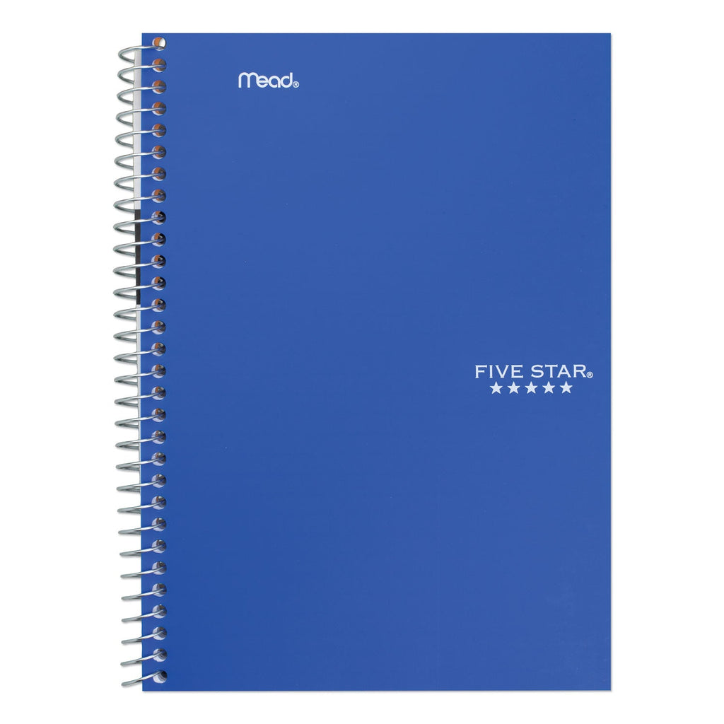 Five Star Wirebound Notebook, 2 Subject, Medium/College Rule, Randomly Assorted Covers, 9.5 x 6, 100 Sheets