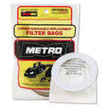 DataVac Replacement Bags for Handheld Steel Vacuum/Blower, 5/Pack