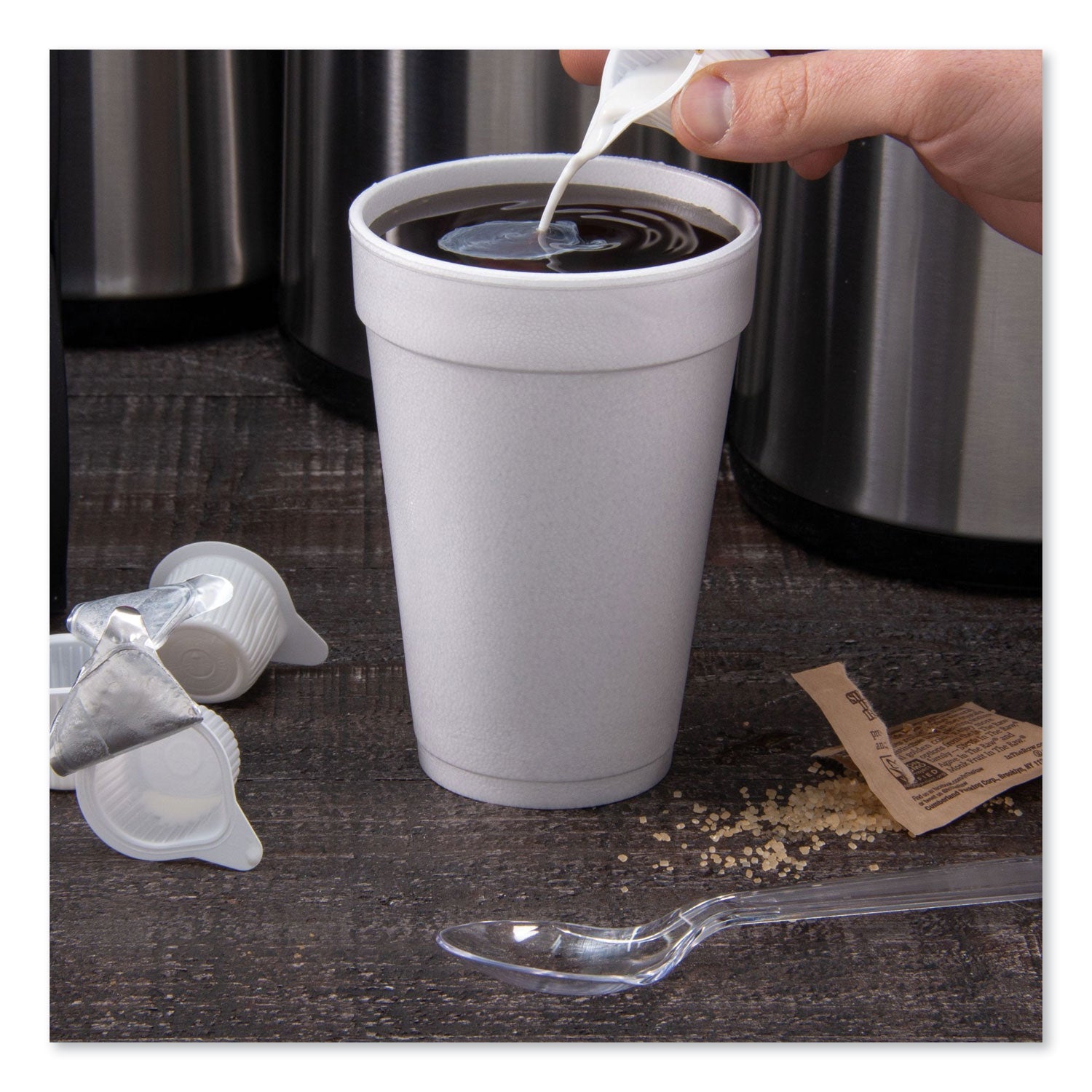 Dart Foam Drink Cups, 16 oz, White, 25/Bag, 40 Bags/Carton
