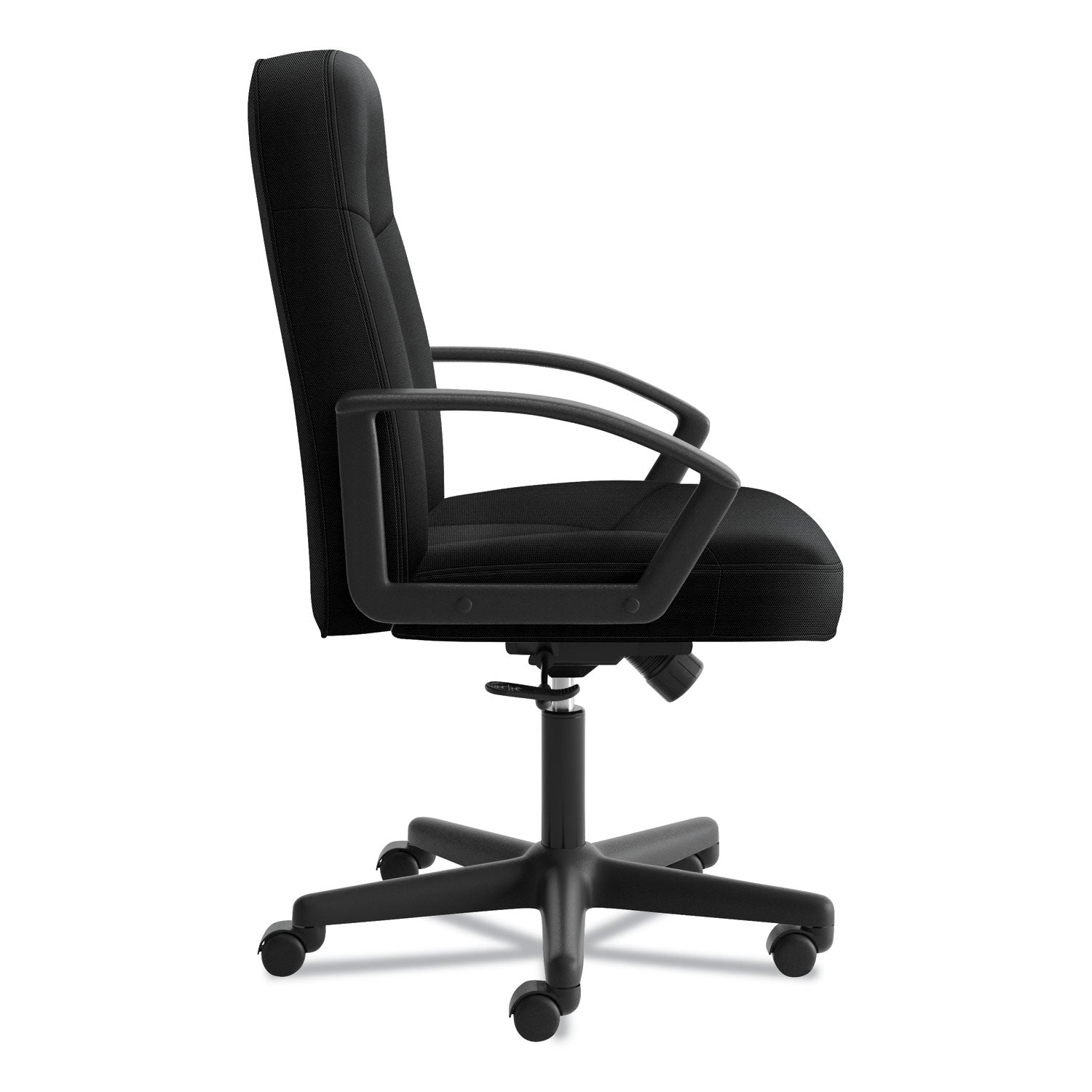 HON HVL601 Series Executive High-Back Chair, Supports Up to 250 lb, 17.44" to 20.94" Seat Height, Black