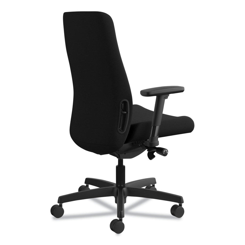HON Endorse Upholstered Mid-Back Work Chair, Supports Up to 300 lb, 17.5" to 21.75" Seat Height, Black