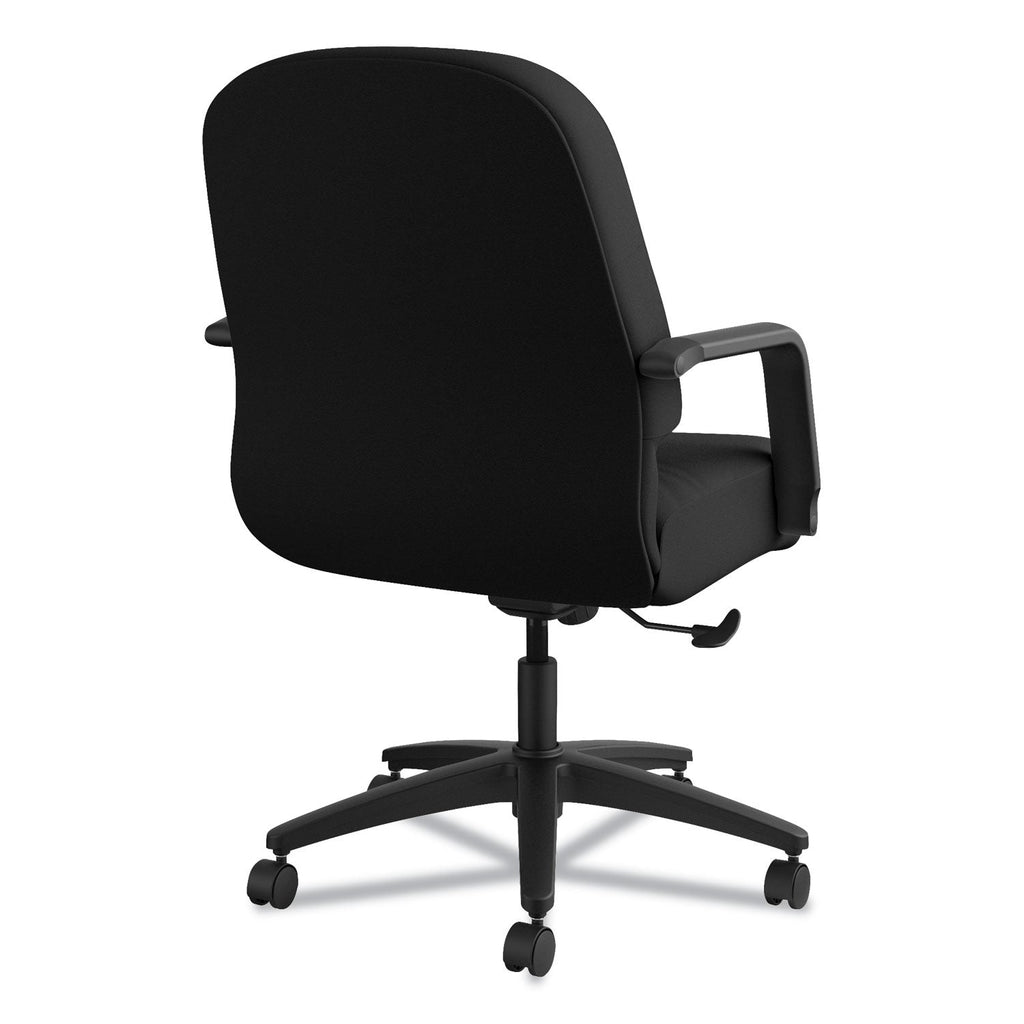 HON Pillow-Soft 2090 Series Managerial Mid-Back Swivel/Tilt Chair, Supports Up to 300 lb, 17" to 21" Seat Height, Black