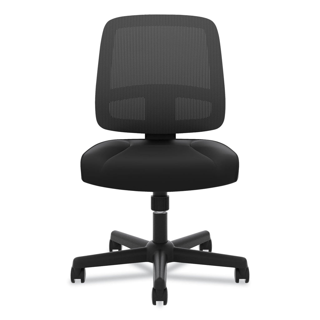 HON ValuTask Mesh Back Task Chair, Supports Up to 250 lb, 15" to 19" Seat Height, Black