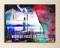 Losers Focus On Winners Winners Focus On Winning Motivational Canvas Wall Art, Office Decor, Motivational Art, Motivational Wall Decor
