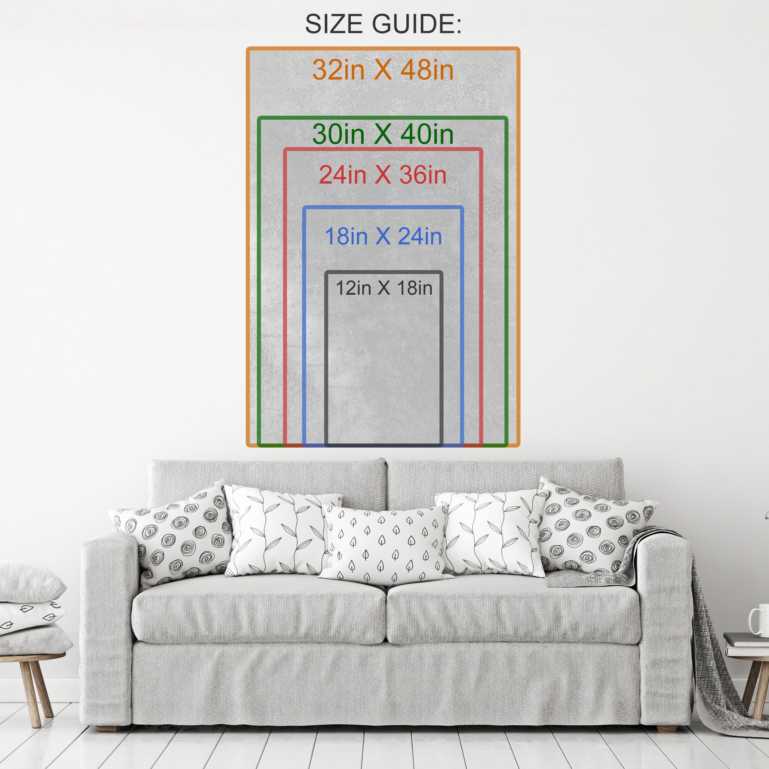 7 Rules Of Life Motivational Canvas Wall Art