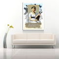 Jane Austen Quote Canvas Wall Art, It Isn't What We Say Or Think That Defines Us, But What We Do, Jane Austen Art