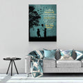 To Be Nobody But Yourself Canvas Wall Art, Motivational Art, Inspirational Decor, Motivational Decor, Never Stop Fighting