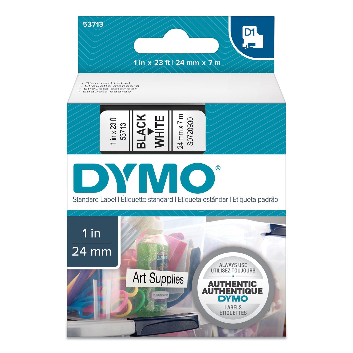 DYMO Self-Adhesive Name Badge Labels, 2.25" x 4", White, 250 Labels/Box