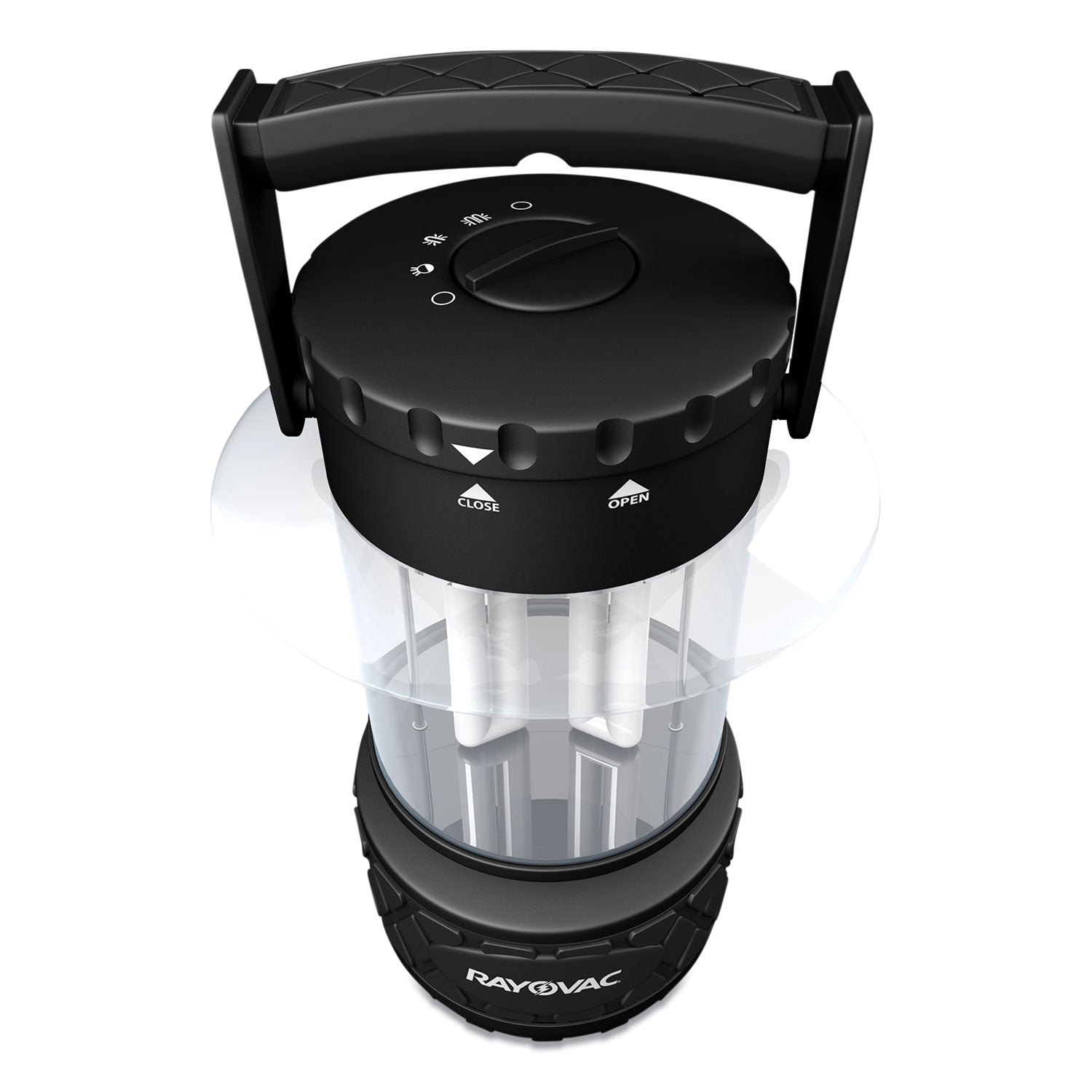 Rayovac Sportsman Fluorescent Lantern, 8 D Batteries (Sold Separately), Black