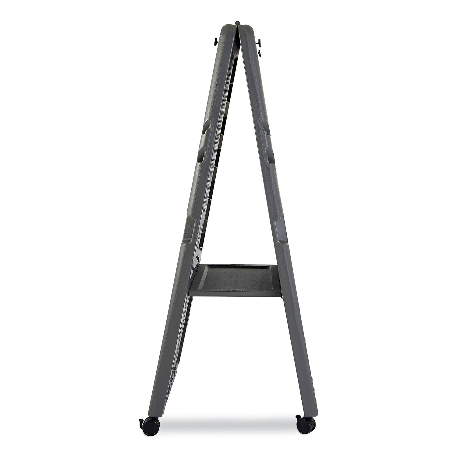 Iceberg Ingenuity Presentation Flipchart Easel with Dry Erase Surface, Resin Surface Frame, 33 x 28 x 73, Charcoal