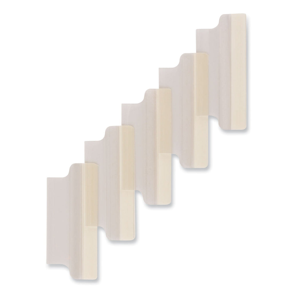 Avery Insertable Index Tabs with Printable Inserts, 1/5-Cut, Clear, 1.5" Wide, 25/Pack
