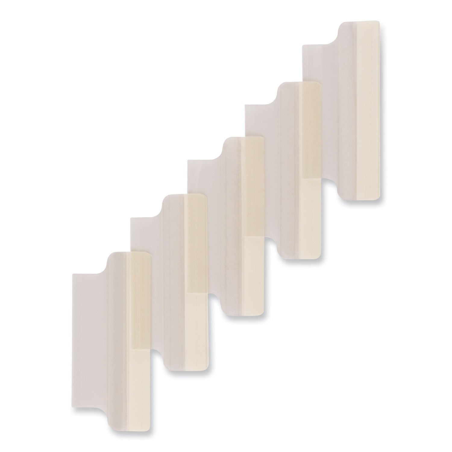 Avery Insertable Index Tabs with Printable Inserts, 1/5-Cut, Clear, 1.5" Wide, 25/Pack