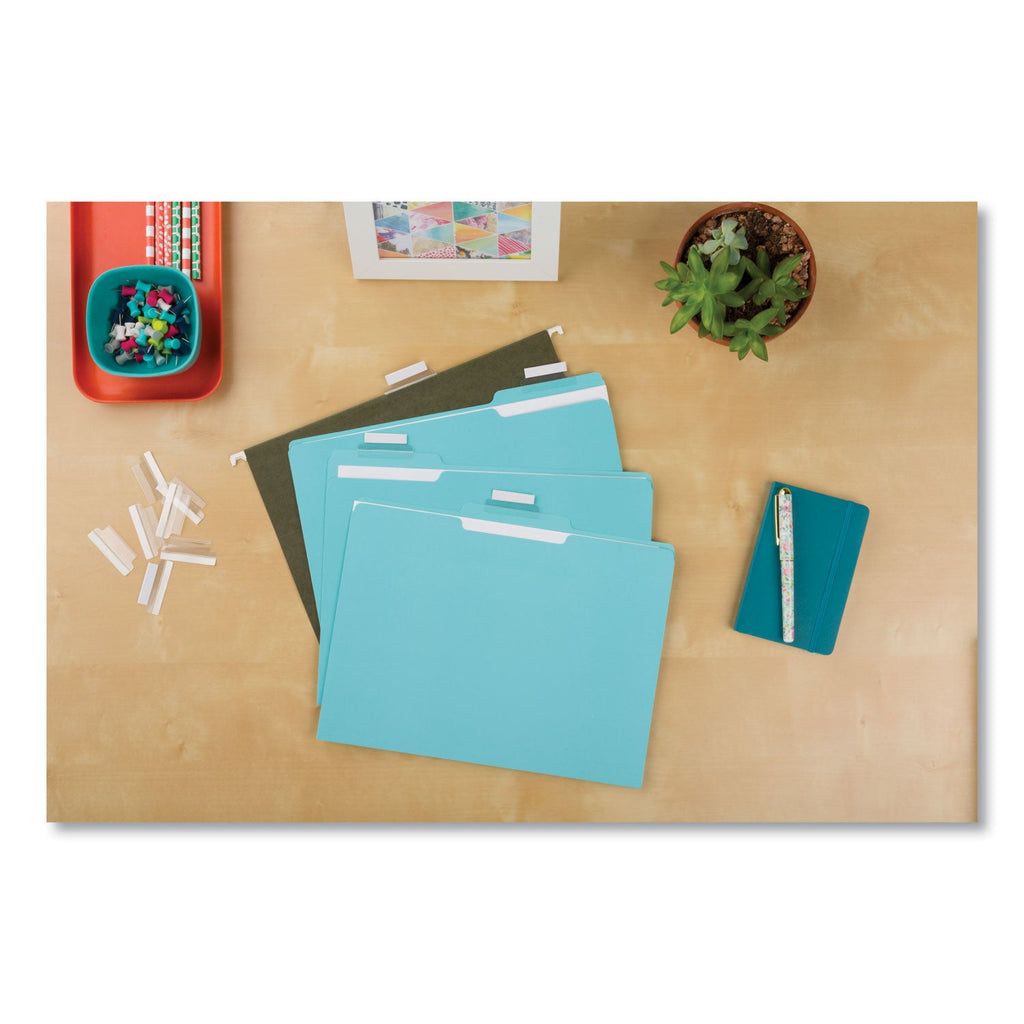Avery Insertable Index Tabs with Printable Inserts, 1/5-Cut, Clear, 1.5" Wide, 25/Pack