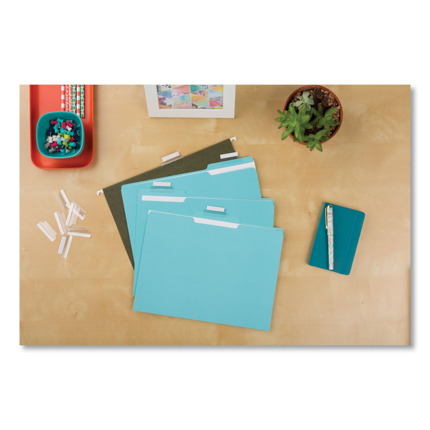 Avery Insertable Index Tabs with Printable Inserts, 1/5-Cut, Clear, 1.5" Wide, 25/Pack