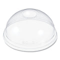 Dart Ultra Clear Dome Cold Cup Lids, Fits 16 oz to 24 oz Cups, PET, Clear, 100/Pack