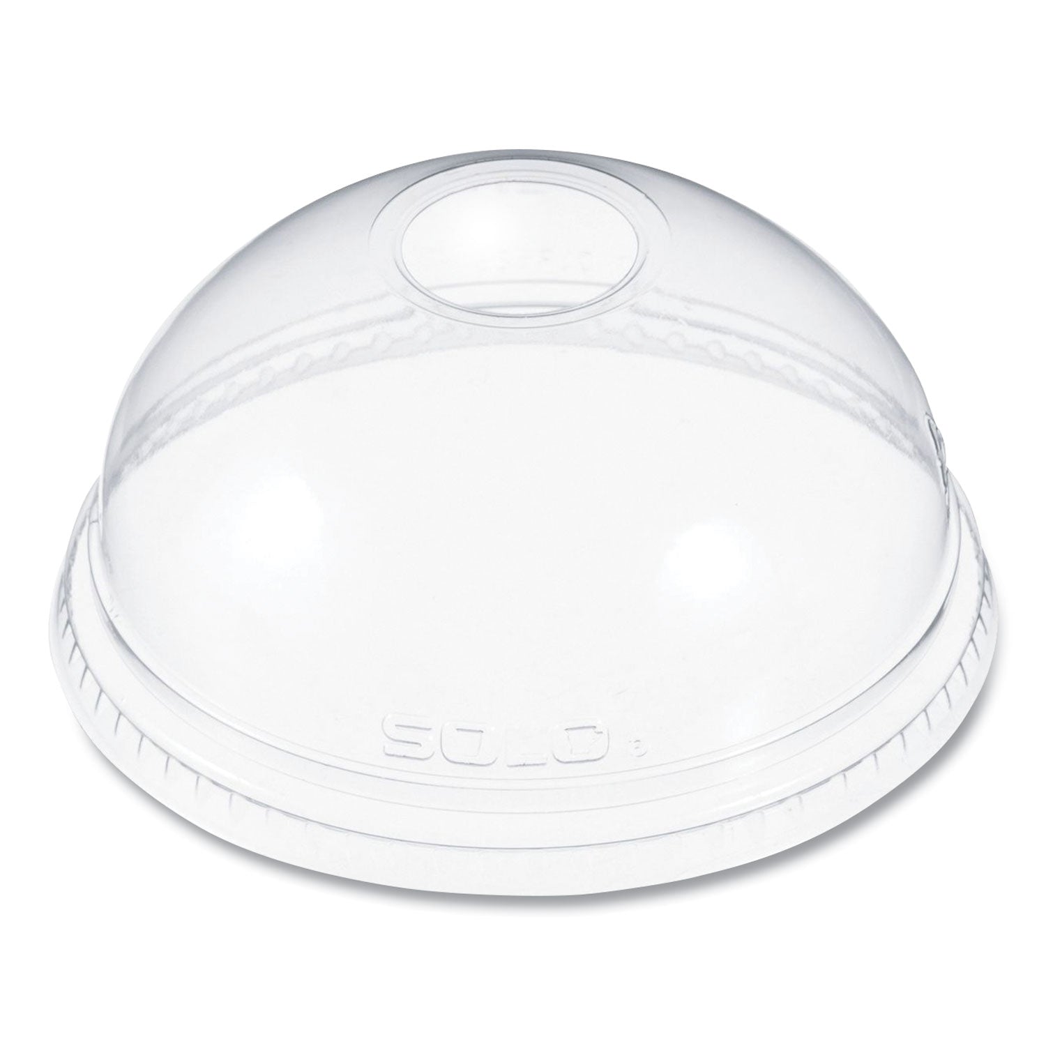 Dart Ultra Clear Dome Cold Cup Lids, Fits 16 oz to 24 oz Cups, PET, Clear, 100/Pack
