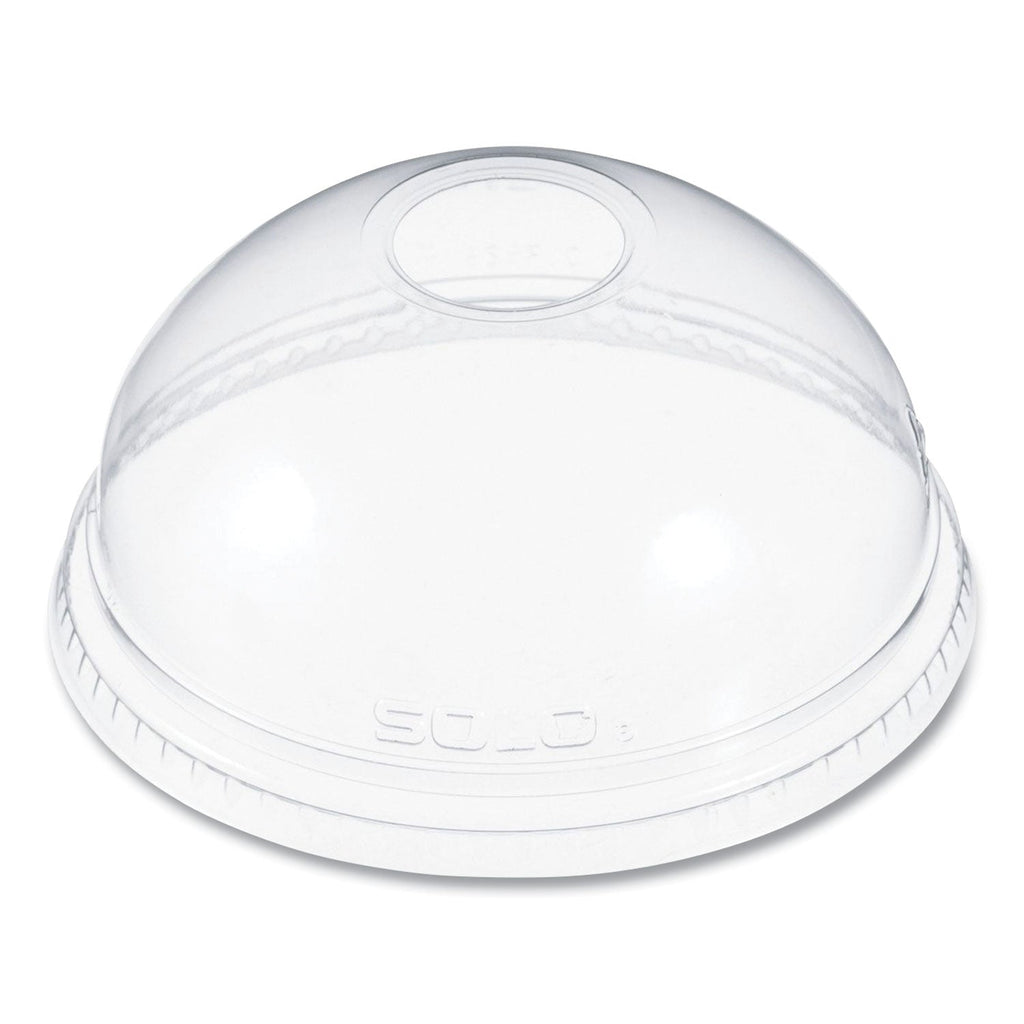 Dart Ultra Clear Dome Cold Cup Lids, Fits 16 oz to 24 oz Cups, PET, Clear, 1,000/Carton