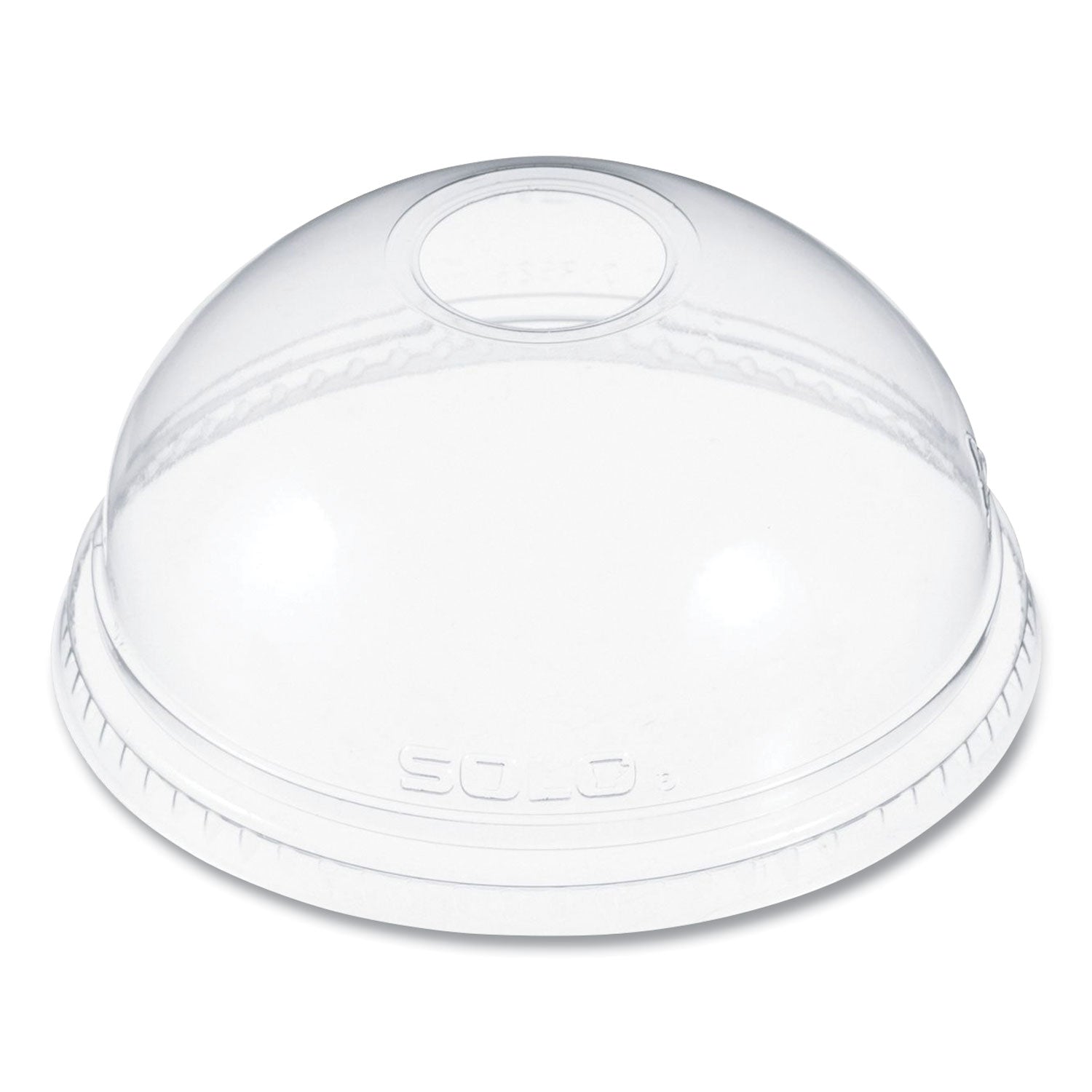Dart Ultra Clear Dome Cold Cup Lids, Fits 16 oz to 24 oz Cups, PET, Clear, 1,000/Carton
