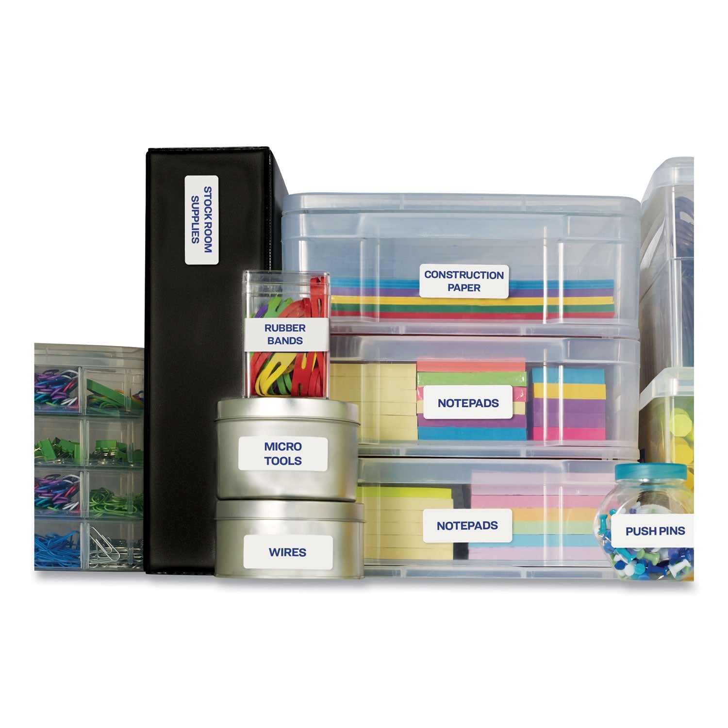 Avery Easy Peel White Address Labels w/ Sure Feed Technology, Inkjet Printers, 0.66 x 1.75, White, 60/Sheet, 25 Sheets/Pack