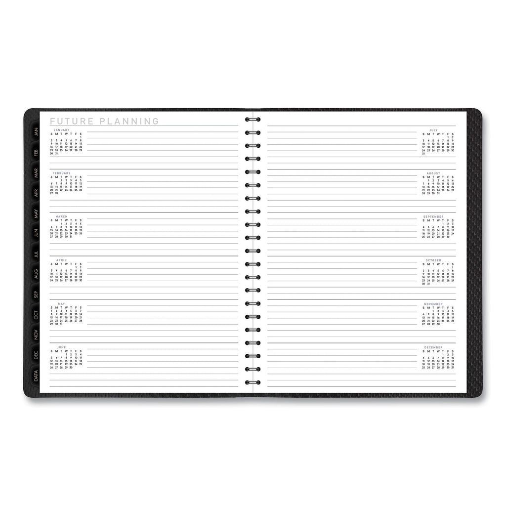 AT-A-GLANCE Contemporary Weekly/Monthly Planner, Vertical-Column Format, 11 x 8.25, Graphite Cover, 12-Month (Jan to Dec): 2023