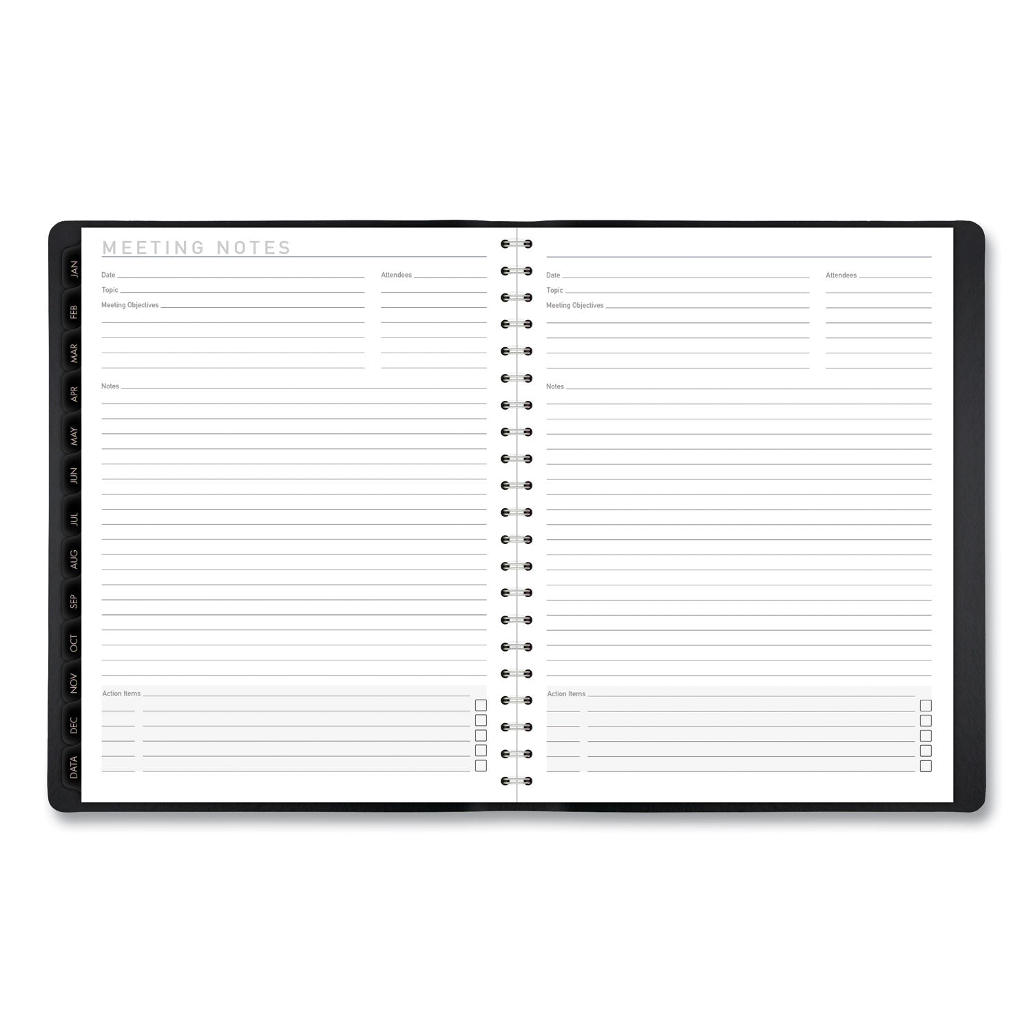 AT-A-GLANCE Contemporary Weekly/Monthly Planner, Vertical-Column Format, 11 x 8.25, Black Cover, 12-Month (Jan to Dec): 2023