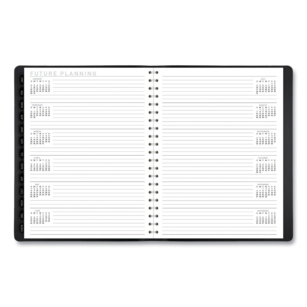 AT-A-GLANCE Contemporary Weekly/Monthly Planner, Vertical-Column Format, 11 x 8.25, Black Cover, 12-Month (Jan to Dec): 2023