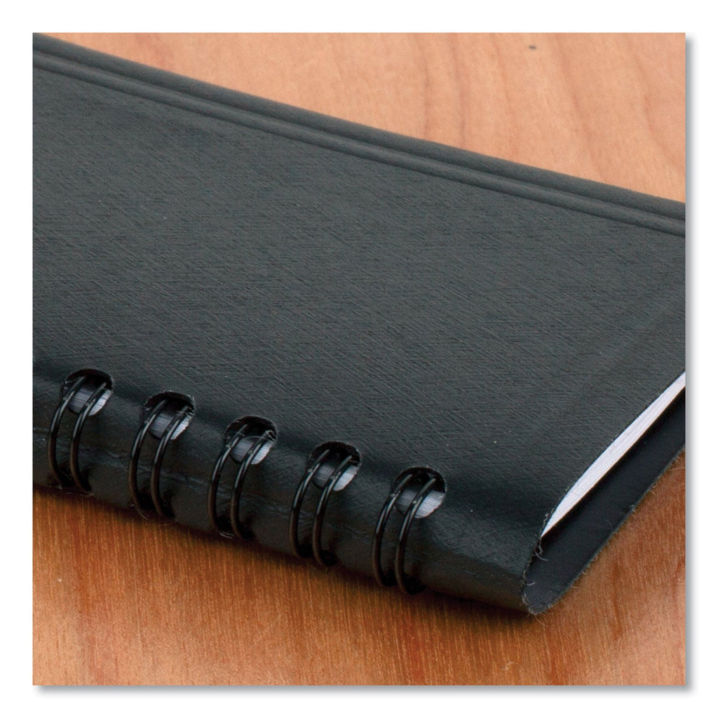 AT-A-GLANCE Weekly Planner, 4.5 x 2.5, Black Cover, 12-Month (Jan to Dec): 2024