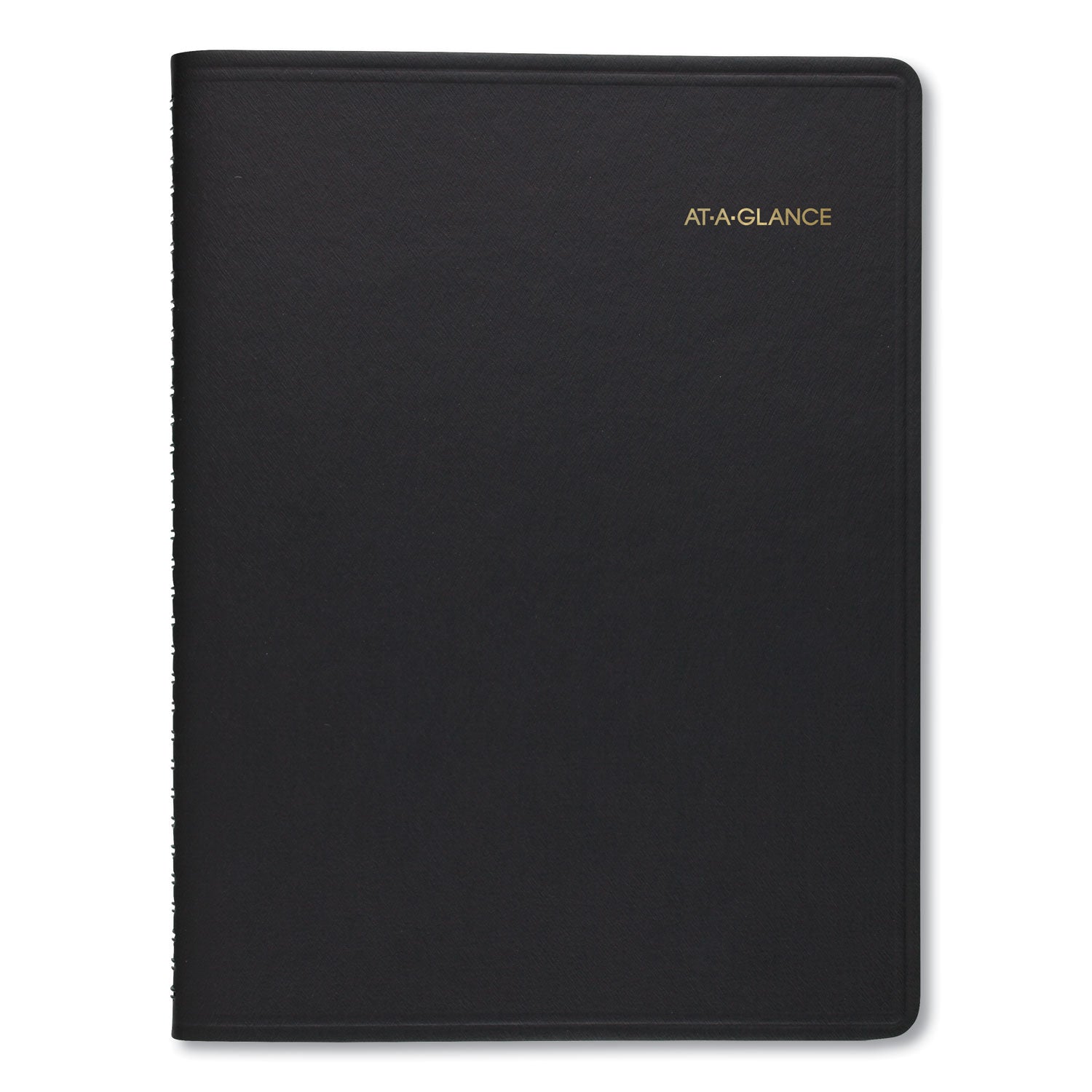 AT-A-GLANCE Weekly Vertical-Column Appointment Book Ruled for Hourly Appointments, 8.75 x 7, Black Cover, 13-Month (Jan-Jan): 2023-2024