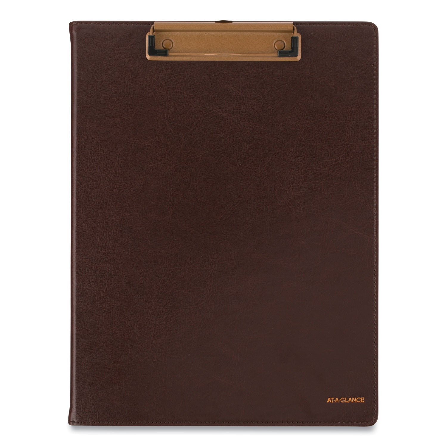 AT-A-GLANCE Signature Collection Monthly Clipfolio, 11 x 8, Distressed Brown Cover, 13-Month (Jan to Jan): 2023 to 2024