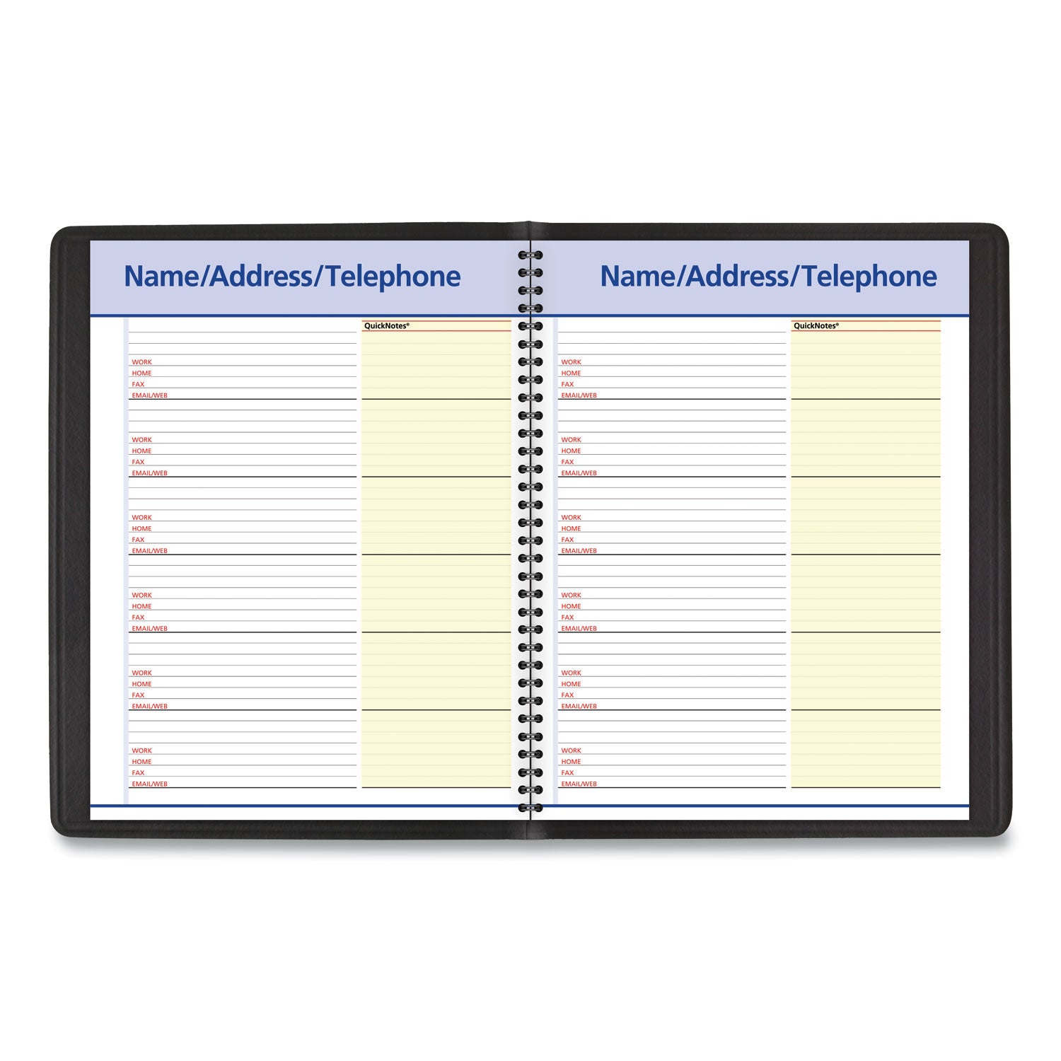 AT-A-GLANCE QuickNotes Monthly Planner, 11 x 8.25, Black Cover, 12-Month (Jan to Dec): 2023