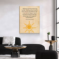 Waking Up This Morning I Smile Canvas Wall Art, Thich Nhat Hanh Quote, Meditation Wall Art, Motivational Quote, Spiritual Wall Decor, Zen