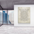 The Guy in the Glass Canvas Wall Art, 1934 Poem by Dale Wimbrow, Graduation Gift, Graduation Idea, Office Decor
