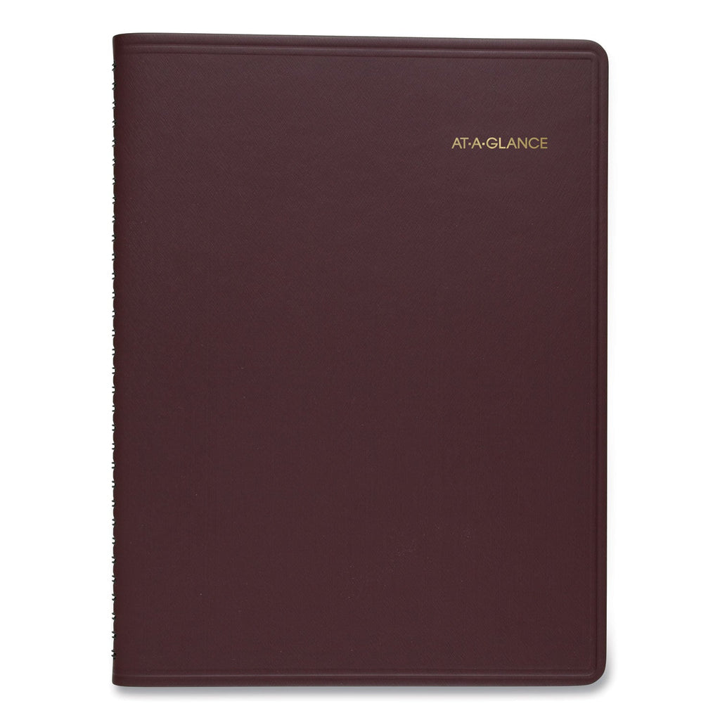AT-A-GLANCE Weekly Appointment Book, 11 x 8.25, Winestone Cover, 13-Month (Jan to Jan): 2023 to 2024