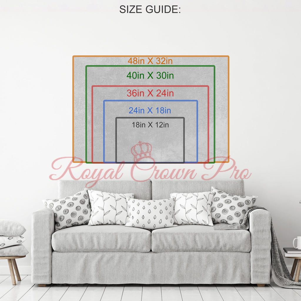 Came Here To Dominate Motivational Canvas Wall Art, Lion Wall Art