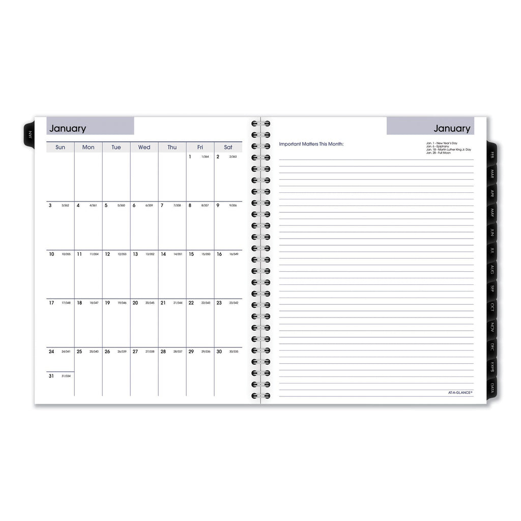 AT-A-GLANCE DayMinder Executive Weekly/Monthly Refill, 8.75 x 7, White Sheets, 12-Month (Jan to Dec): 2023