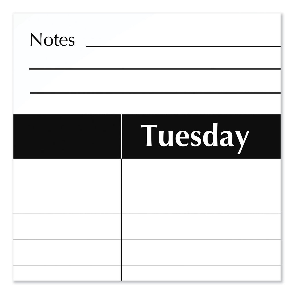 AT-A-GLANCE Academic Year Ruled Desk Pad, 21.75 x 17, White Sheets, Black Binding, Black Corners, 16-Month (Sept to Dec): 2022 to 2023