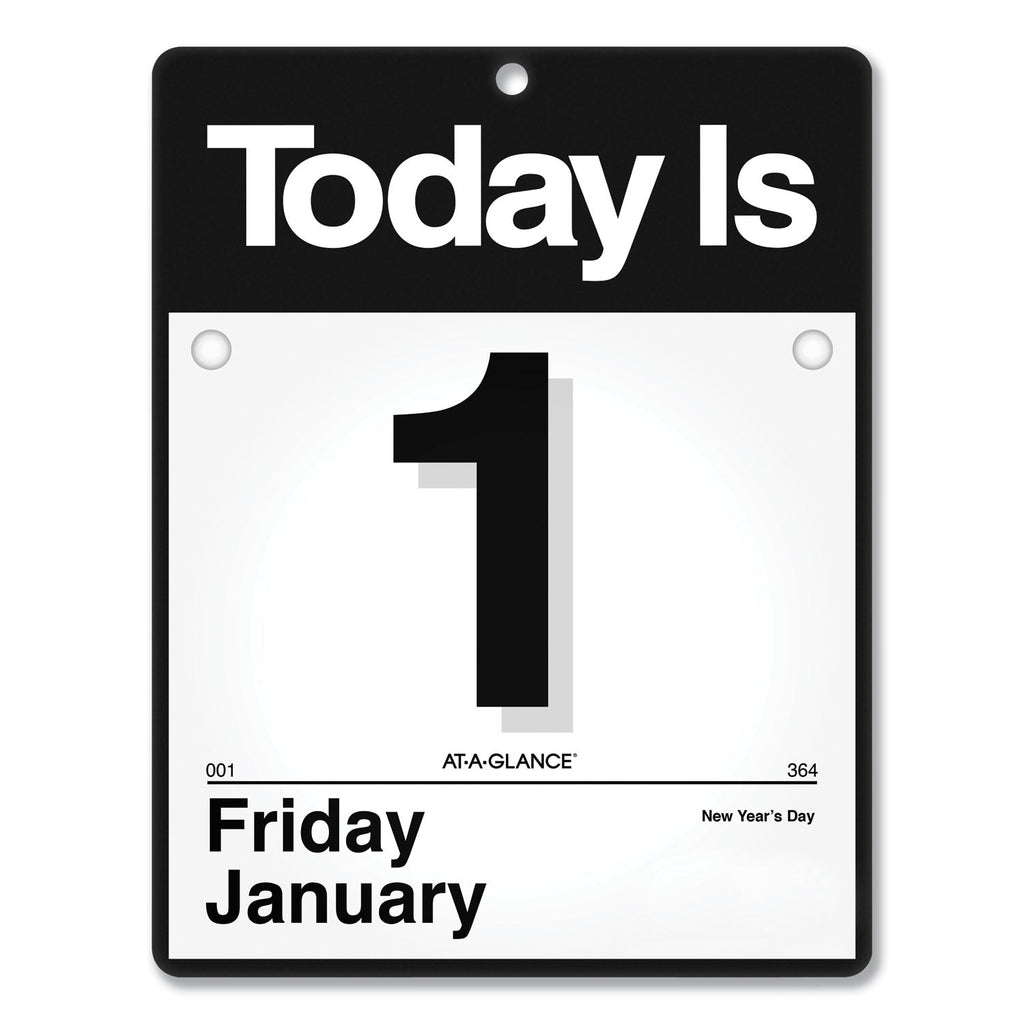 AT-A-GLANCE Today Is Wall Calendar, 9.5 x 12, White Sheets, 12-Month (Jan to Dec): 2023