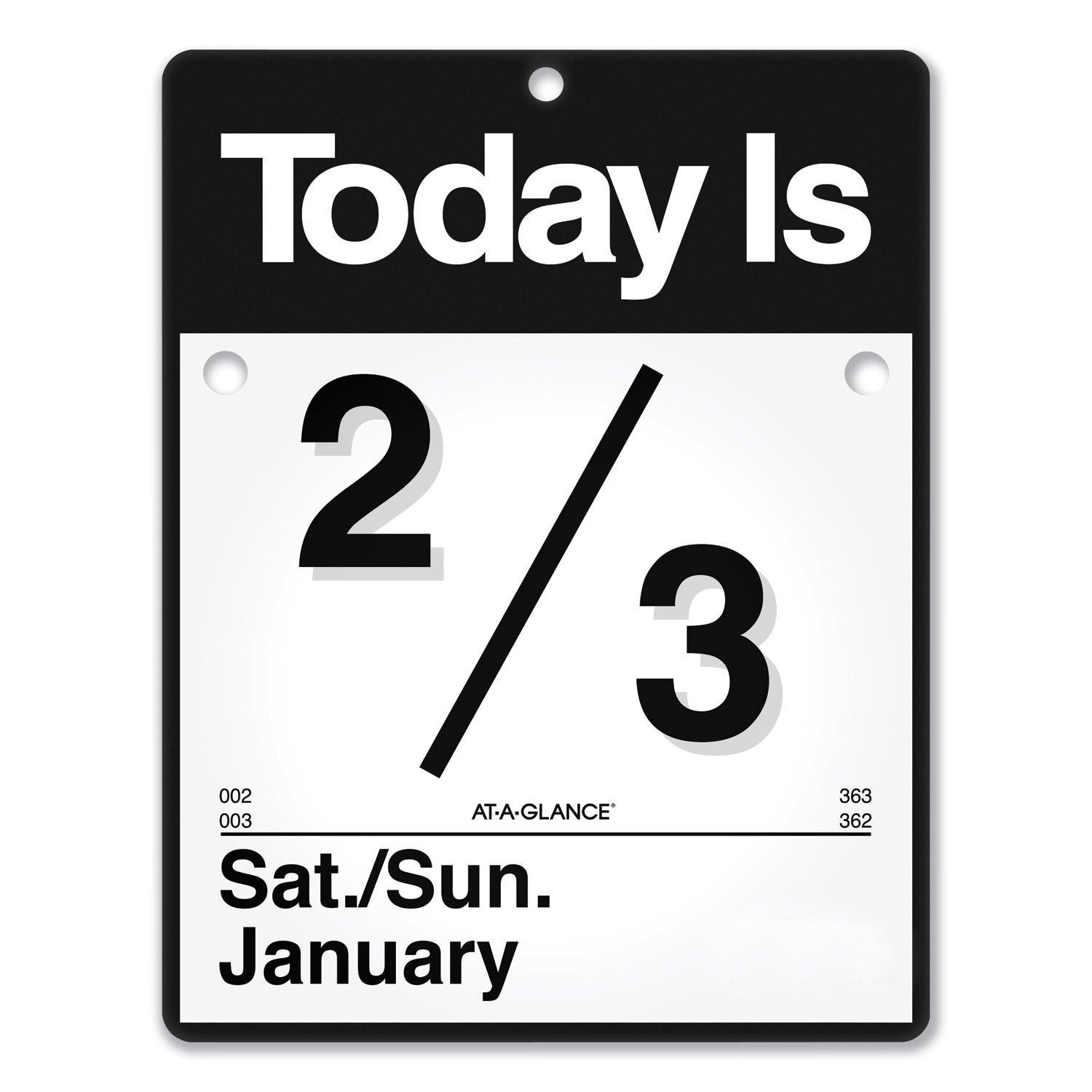 AT-A-GLANCE Today Is Wall Calendar, 9.5 x 12, White Sheets, 12-Month (Jan to Dec): 2023