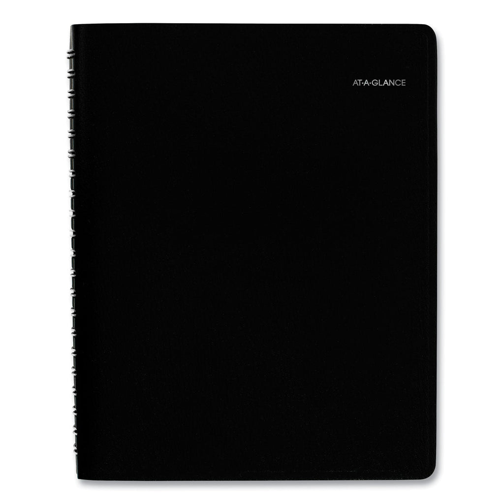 AT-A-GLANCE DayMinder Four-Person Group Daily Appointment Book, 11 x 8, Black Cover, 12-Month (Jan to Dec): 2023