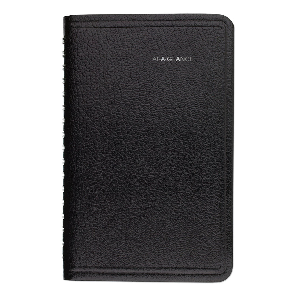 AT-A-GLANCE DayMinder Weekly Pocket Appointment Book with Telephone/Address Section, 6 x 3.5, Black Cover, 12-Month (Jan to Dec): 2023