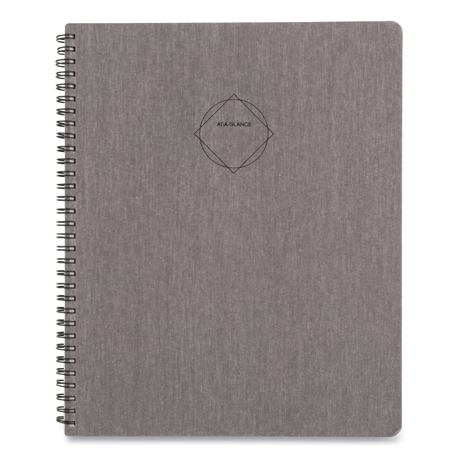 AT-A-GLANCE Elevation Linen Weekly/Monthly Planner, 11 x 8.5, Charcoal Cover, 12-Month (Jan to Dec): 2023