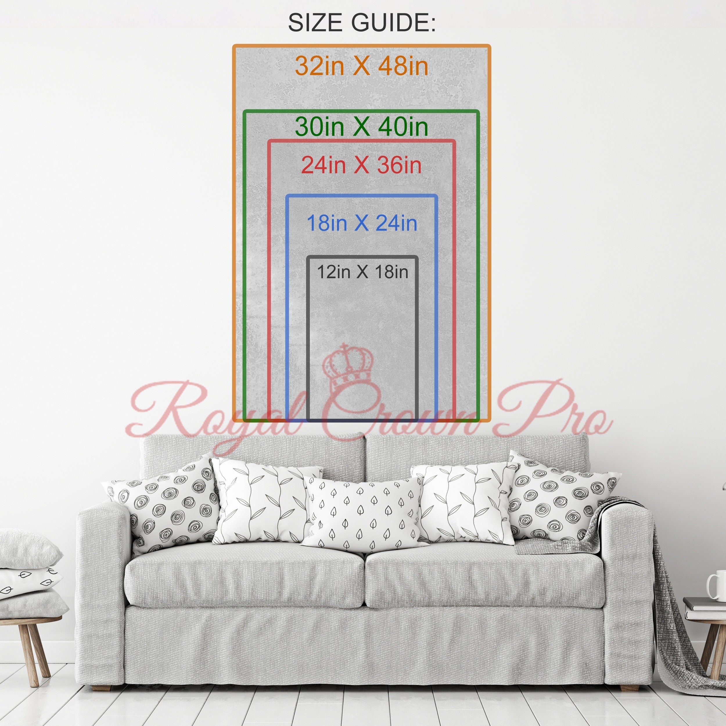 Warrior Code Canvas Wall Art, Better To Die Standing Than To Live On Your Knees, Warrior Print, Warrior Quote, Motivational Quote, Man Cave