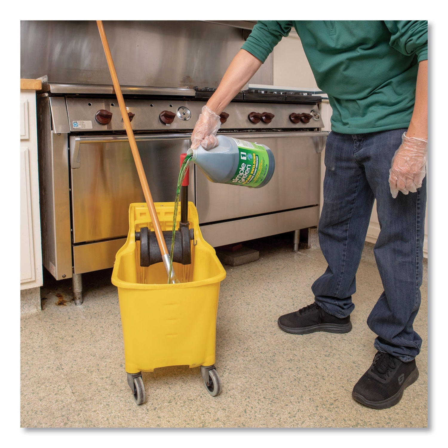 Simple Green Clean Building All-Purpose Cleaner Concentrate, 1 gal Bottle, 2/Carton