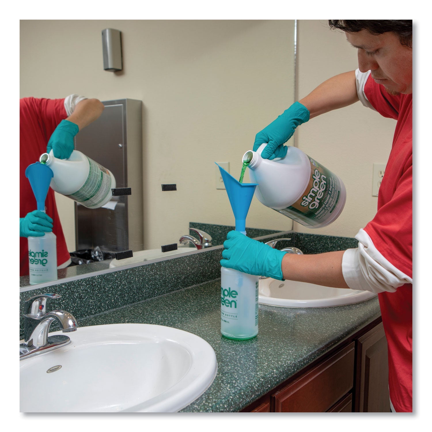 Simple Green Industrial Cleaner and Degreaser, Concentrated, 1 gal Bottle, 6/Carton