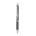 Pentel EnerGel Alloy RT Gel Pen, Retractable, Medium 0.7 mm, Black Ink, Black Barrel